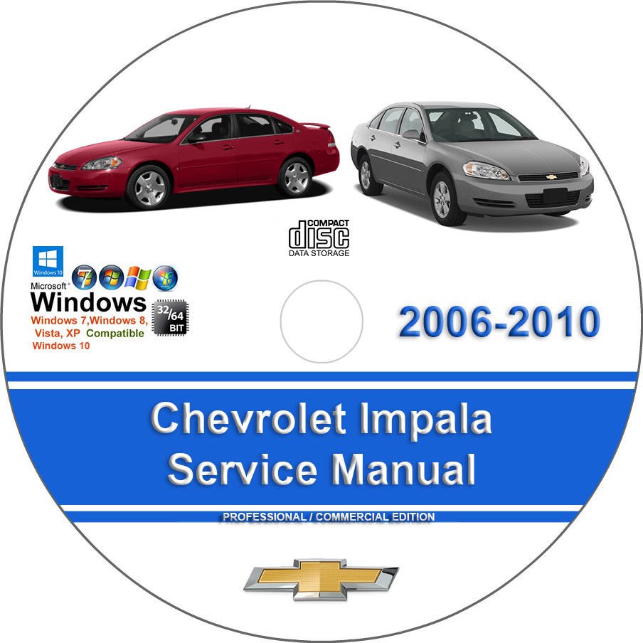 Chevrolet Impala 2006 2007 2008 2009 2010 Factory Workshop Service Repair Manual http://