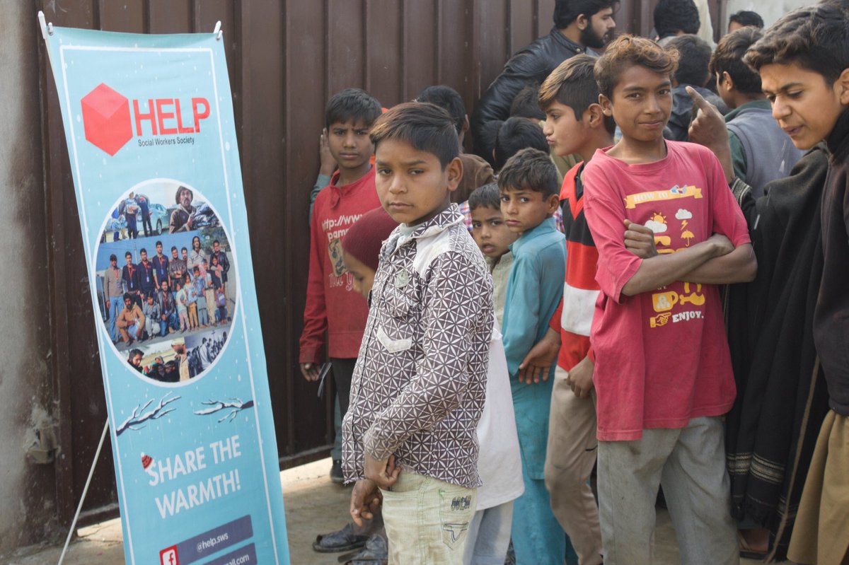 Helpsws_Team's tweet photo. Winter drive Clothe's Distribution At sheikhupura Lahore. Great Effort of Help Society team to held this event greatly. Special thanks to people who give us clothes for distribution and take part of this blessed event.
#HELPSOCIALWORKERSOCIETY
#HELPTEAM
#Sharethewarmth https://t.co/jg3QORCx9K