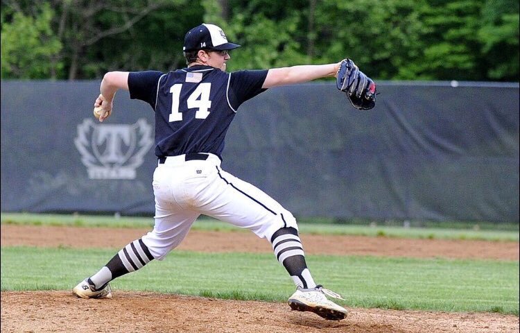 _DWebs14's tweet photo. Super excited to announce my commitment to play baseball at @CNUBaseball 🔵⚪️ https://t.co/Q9Zi2ZRgNu