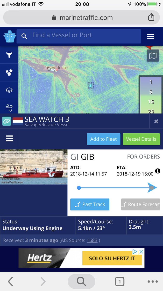 supercocco78's tweet photo. @matteosalvinimi a che gioco sta giocando la sea watch3? Troppo vicina a Lampedusa pur senza autorizzazione. Non farti fregare. #stopinvasione #noglobalcompactmigration https://t.co/ratrbHh4OA