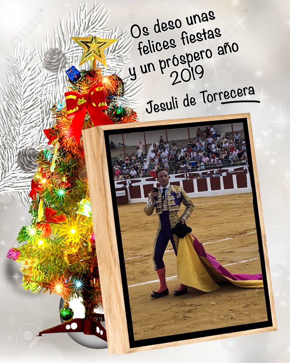 Desde la página de comunicación del matador Jesuli de Torrecera y en nombre de nuestro torero personalmente os desea unas felices fiestas y un próspero año 2019.