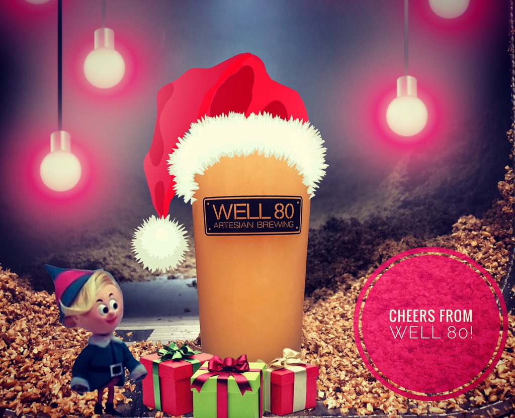 Well80Brewhouse's tweet photo. Wishing you a most excellent holiday filled with family, friends, joy, and laughter (and maybe a little beer too). Cheers!
#wellmadebeer https://t.co/PnqwlG89RE