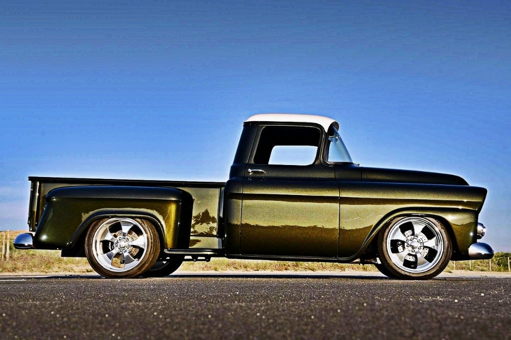 bonimecX's tweet photo. 1956 #Chevrolet Truck #ClassicsCar https://t.co/D4U1G4q0Su