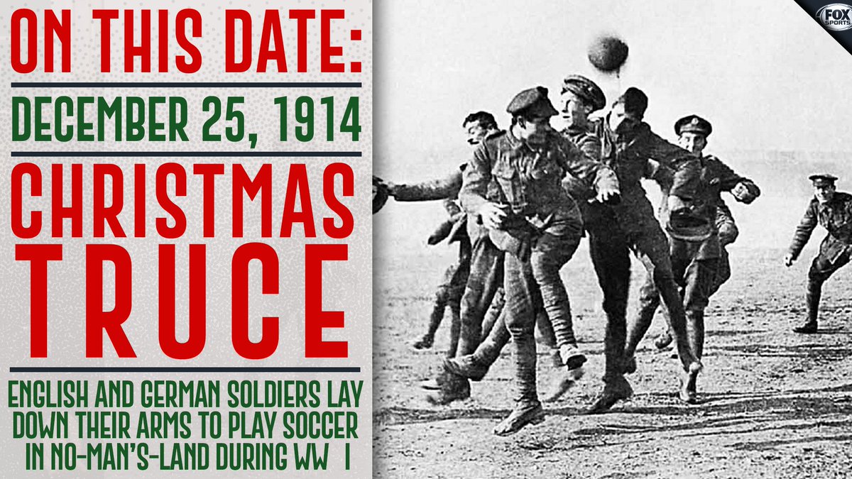 FOXSoccer's tweet image. Christmas Day, 1914. 

The Beautiful Game.🤝🎄