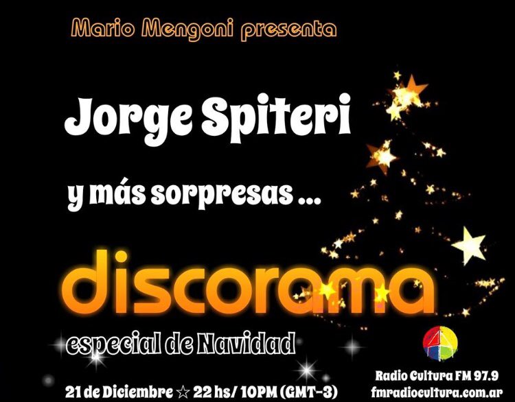 Una Noche Mágica en @Cultura979 con la entrevista al "Padre del Funk Latino" <a href="/jorgespiteri/">Jorge Spiteri</a> , Diego Cruz Fadrique el creador de <a href="/tudial/">Tu Dial</a> radio online de #mexico, #laspistasmareante de <a href="/mareante/">Gustavo Lamas</a> ;ll <a href="/ArnolettoMaria/">Maria Arnoletto</a> , Sergio Van Megroot y Diego Hidalgo 👇.   m.mixcloud.com/mario-mengoni/…