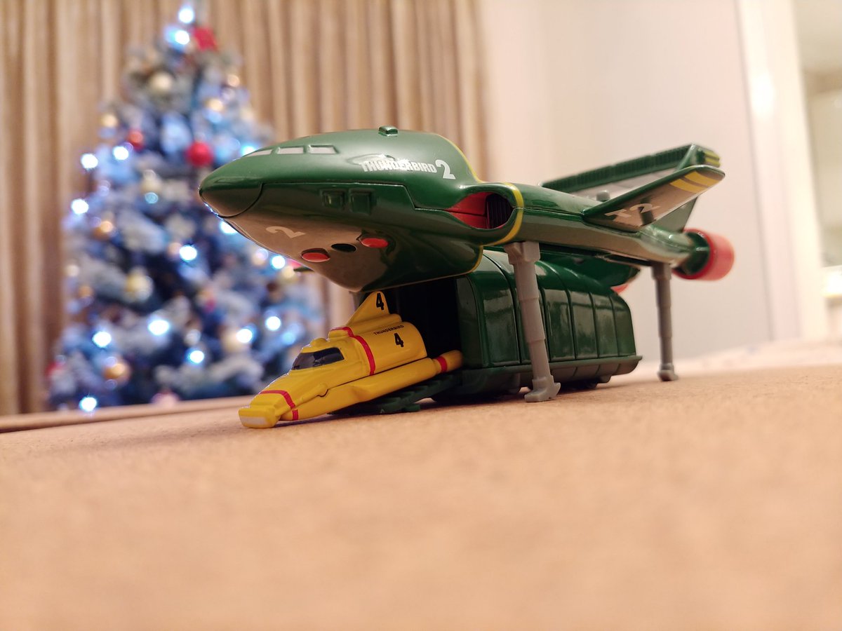 Perfect xmas pressie from my big sis <a href="/lymecat/">Rita  🍈🐈</a>! Thanks Sis!
#Thunderbirds #FAB