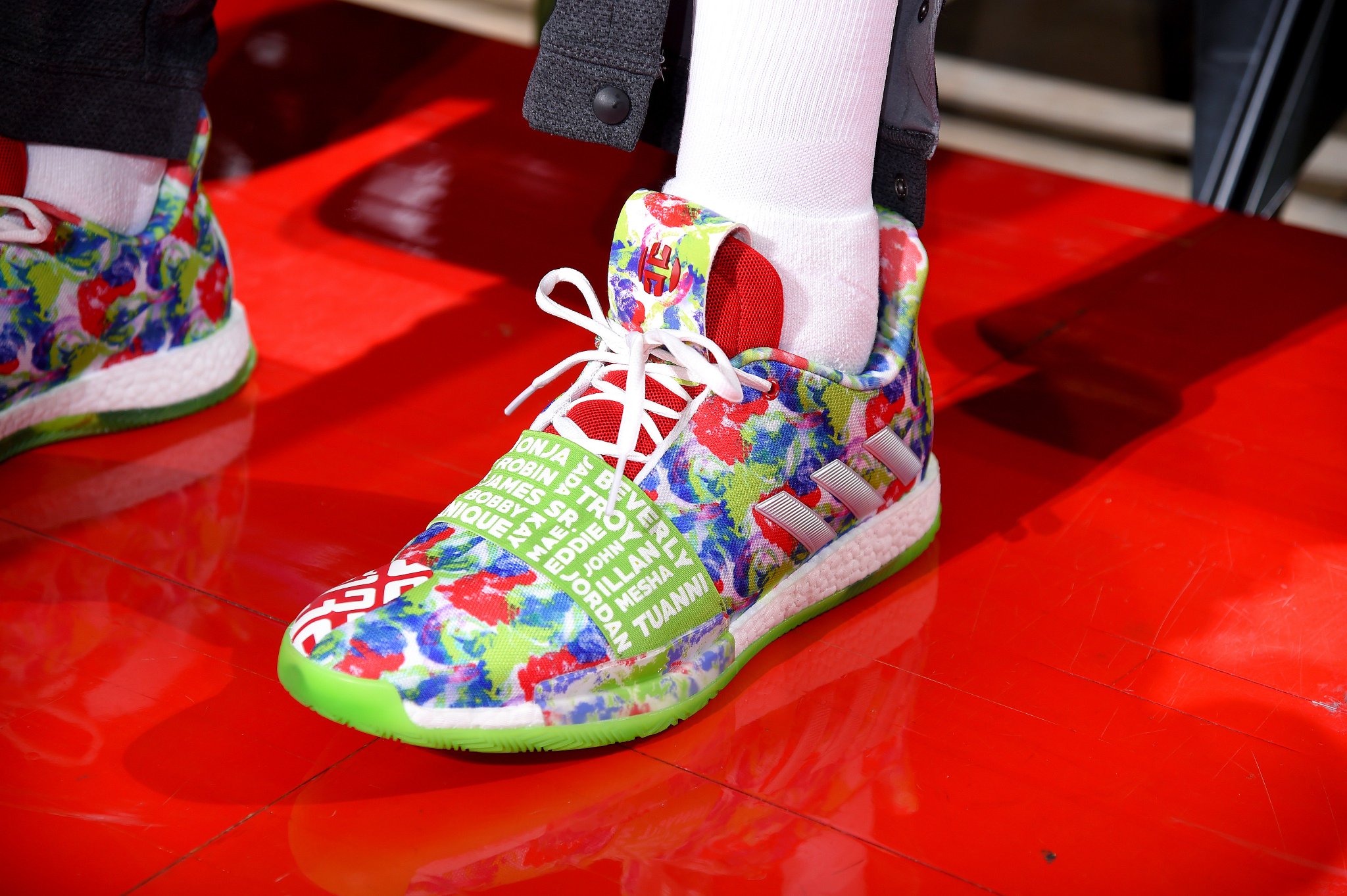 harden christmas shoes