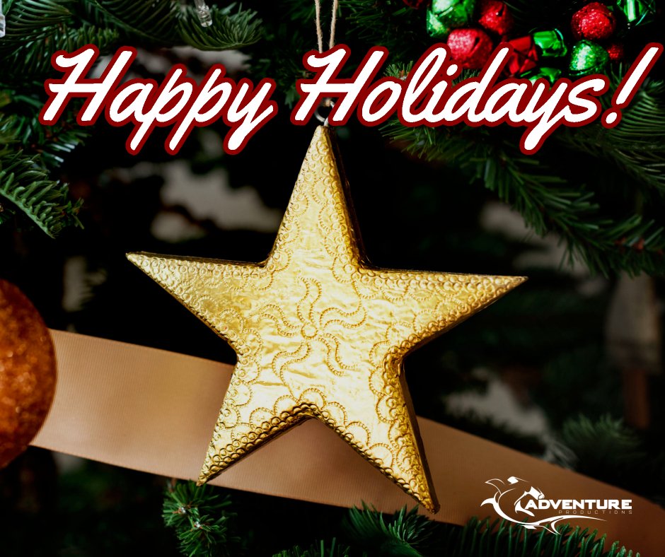 Happy Holidays from everyone at Adventure Productions! #ChristmasDay2018