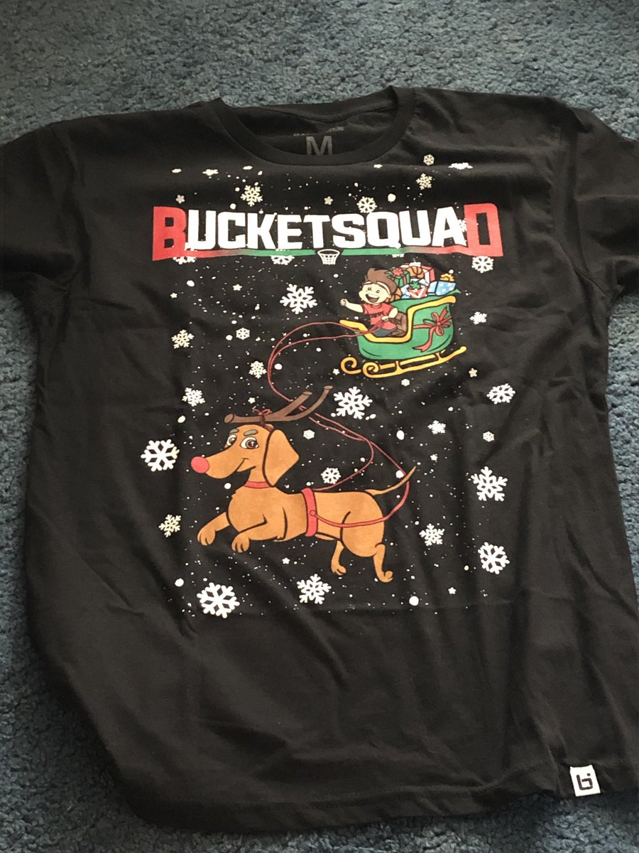 Bucketsquad christmas hoodie Clearance