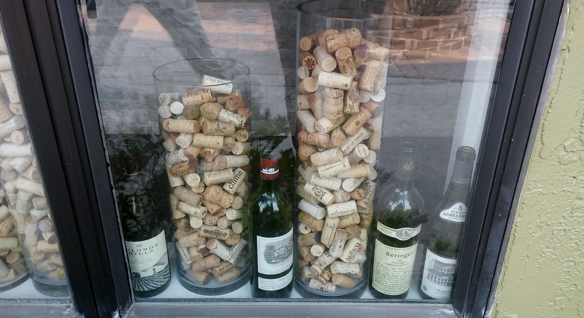 ifightlikealady's tweet photo. Cork count from last night 😎 eh? #cork #winecount #winetime #winelovers #redwine #whitewine #winetasting https://t.co/Lh8K6Oqix1