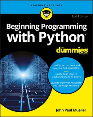 itbook_store's tweet photo. Beginning Programming with #Python For Dummies, 2nd Edition
https://t.co/NvUnyh69dk

#fordummis #cpp #csharp #php #perl #java https://t.co/A4lCSOxEVL