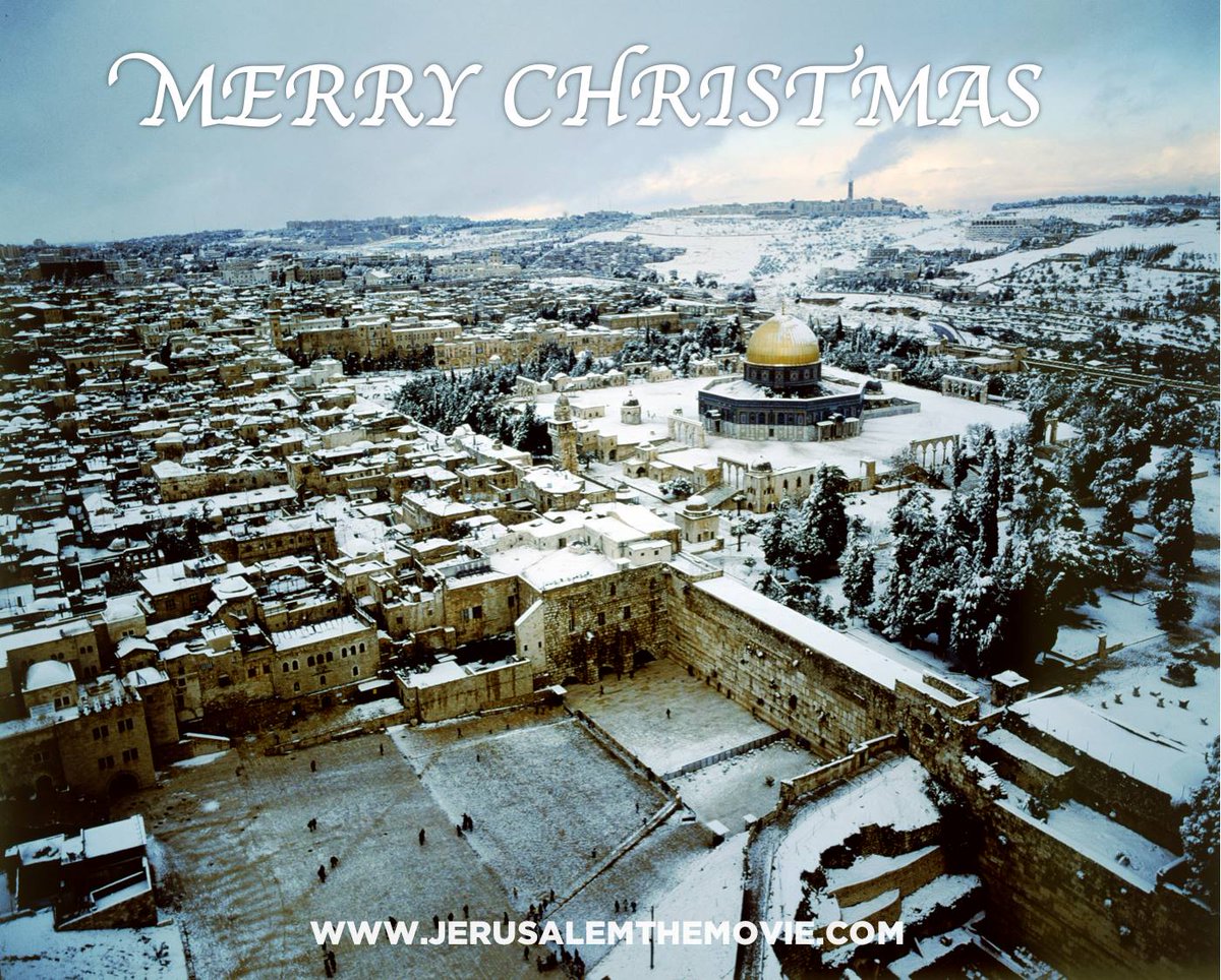Jerusalem_Movie's tweet photo. Wishing a #MerryChristmas to all our friends who celebrate! https://t.co/BWGVaG114S