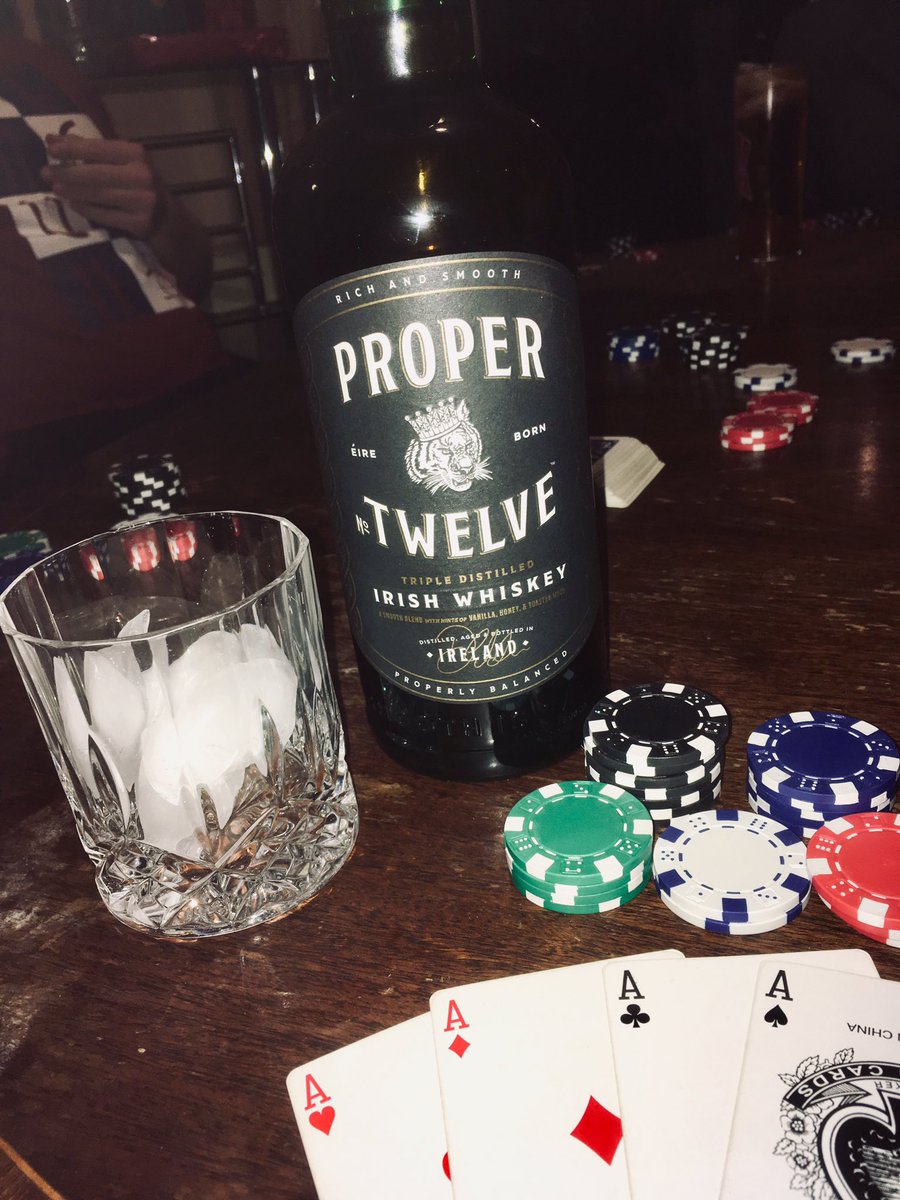 Poker aces, and  Proper 12! 
What ju think of that <a href="/TheNotoriousMMA/">Conor McGregor</a>
