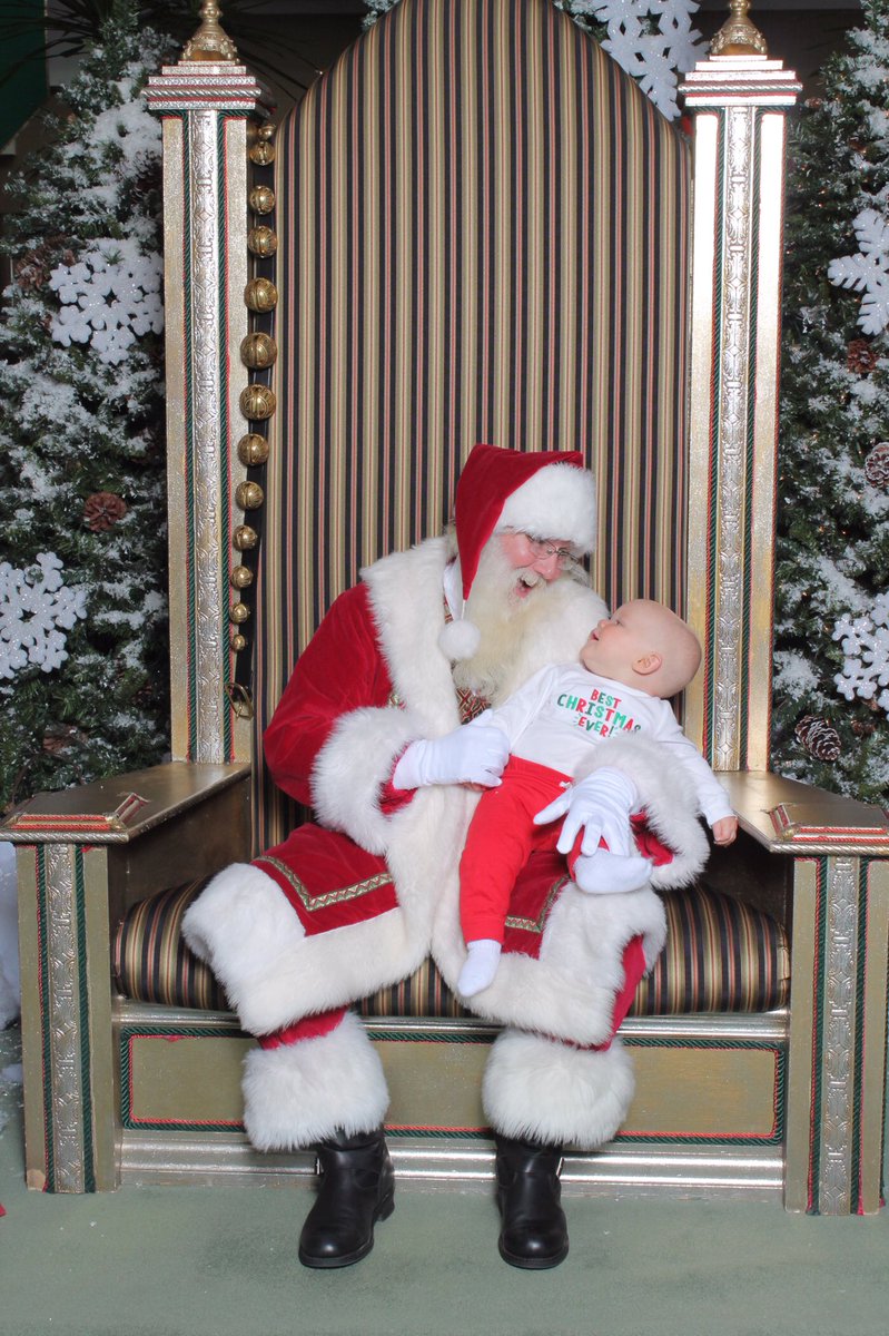 Merry Christmas from our family to yours!!! #helovedseeingsanta