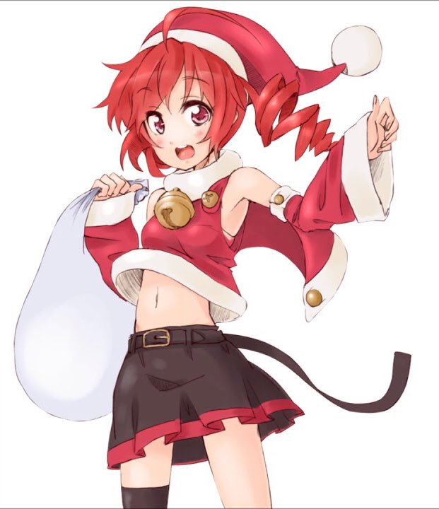 “Merry Christmas everyone!! Hope your day is full of joy and happiness! Hohoho~!”