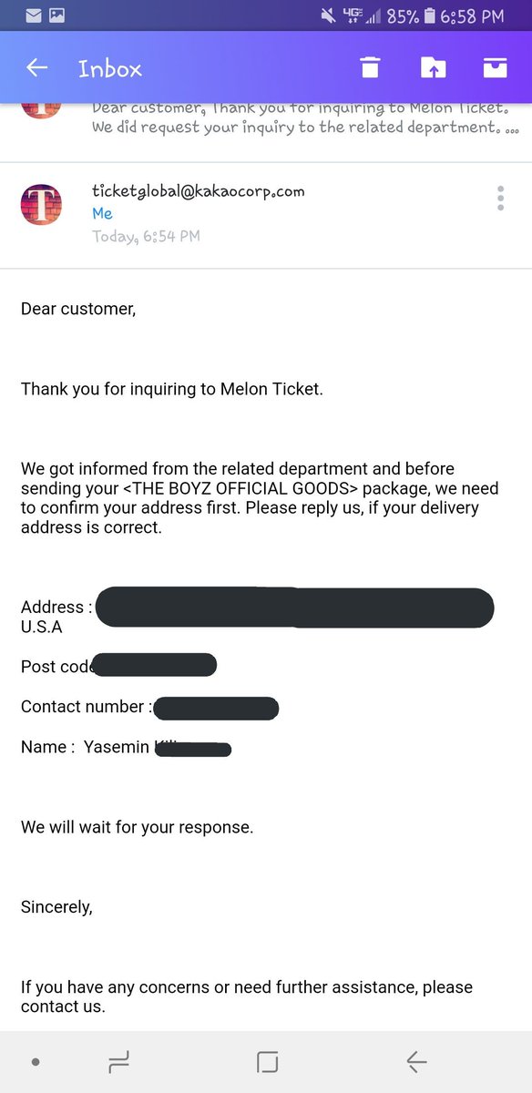 haobaragiGOs's tweet photo. Update on The Boyz official goods: I just received this email from melon (and have already sent my confirmation) so hopefully it will be sent out this time #haobaragiGOs https://t.co/fd5Lvv4WGR