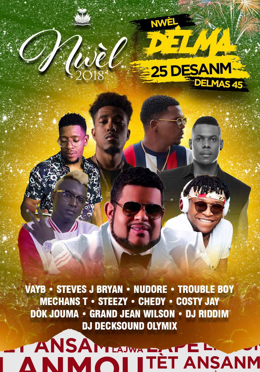 PikanRockfam's tweet photo. Delmas Nan Nwèl Pi Red Aswè a... Delmas45 li Ye avec #Vayb #SteveJBryan #Nudore #Mechanste #TroubleBoy #Chedy #CostyJay #DokJouma #GrandJean DJ’s #DeckSound #Riddim #OlyMix Adm:Gratisssss  Be There... https://t.co/aWx0Q8wSdk