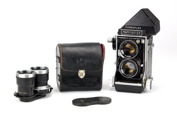 RetroPickers's tweet image. Retro 1958 Mamiyaflex Porroflex Professional Medium-Format Camera w/ Two Sekor Lenses – WORKING Display &amp;amp; Collector Piece - etsy.me/2EPreGE