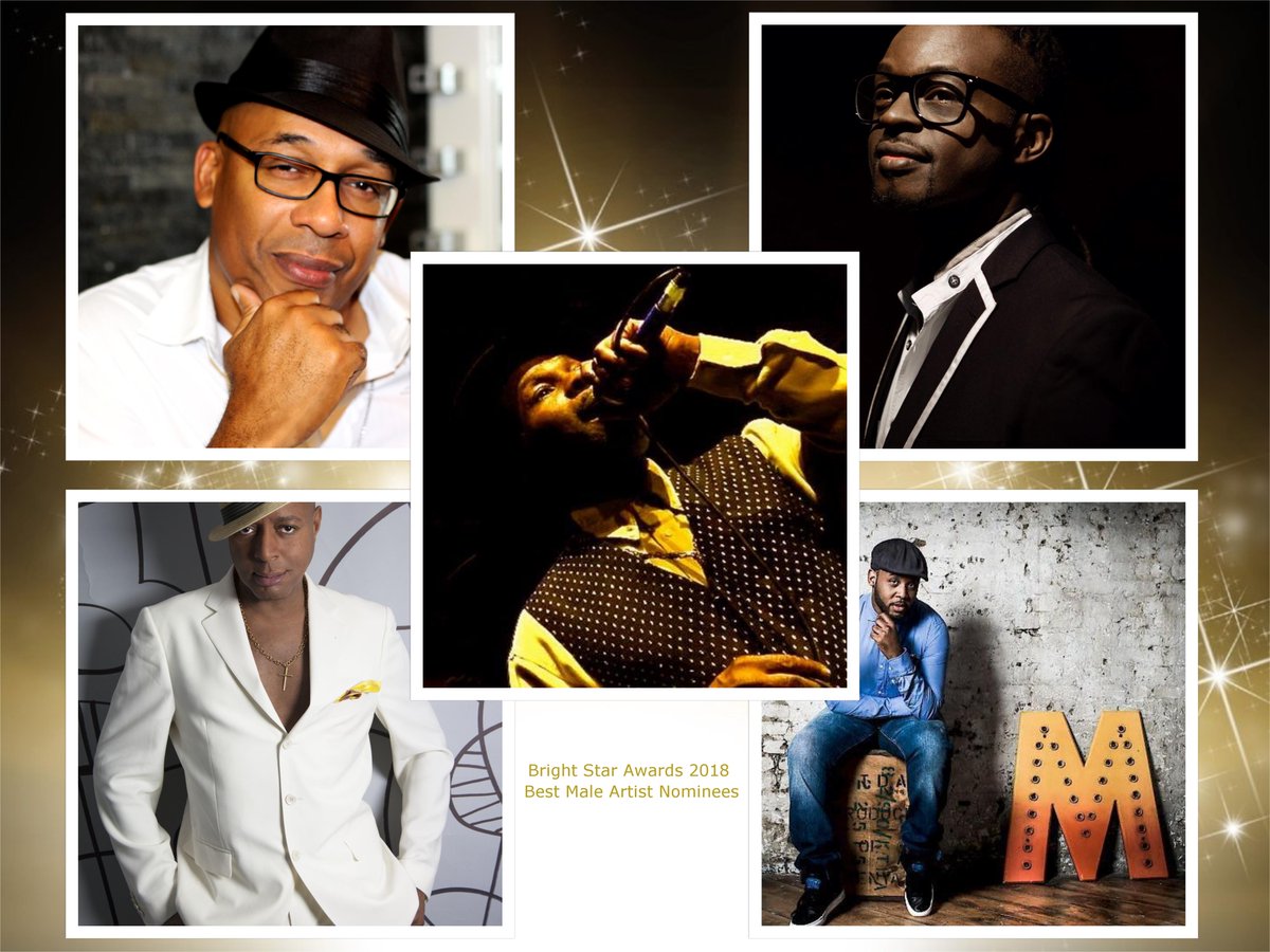 The artists up for <a href="/BrightStarAward/">Bright Star Awards</a> 2018 Best Male Artist are:

@Georgie_Brom 
<a href="/Atomicdread/">Don-E</a> 
<a href="/leeejohn/">Leee John</a> 
<a href="/tonymomrelle/">Tony Momrelle</a> 
#WinstonReedy

#BrightStarAwards 2018 is sponsored by <a href="/WesterhallRumUK/">Westerhall Rum</a> <a href="/islanddelightuk/">Island Delight</a> @KarmaColaUK <a href="/TheAfricaCentre/">The Africa Centre</a> and media partner <a href="/colourfulradio/">Colourful</a>.