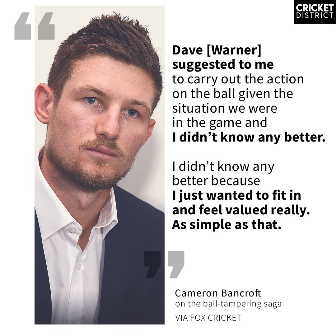 TheBarmyArmy's tweet image. Bancroft confirms that Warner was the mastermind of the ball-tampering scandal in South Africa. 

Thoughts? 🤔
