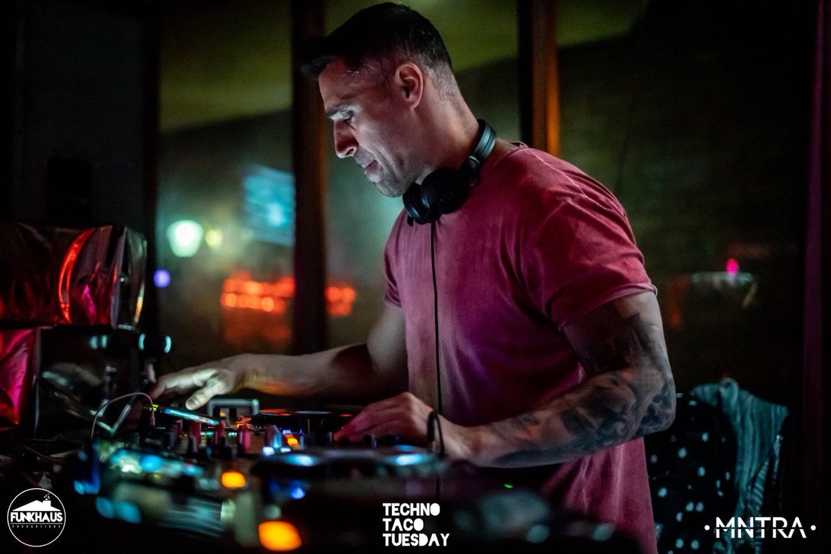 Funkhauslv's tweet photo. Merry Christmas 🎄 Photos from last week of @GermanBrigante at @TechnoTacoTues! We have Huxley in 3 weeks!! Get your $10 presales for your loved ones, an excellent last minute Christmas gift. Tickets at https://t.co/JBLATGvcSe #Dirtybird #GetPhysicalMusic https://t.co/GRlcGK865c