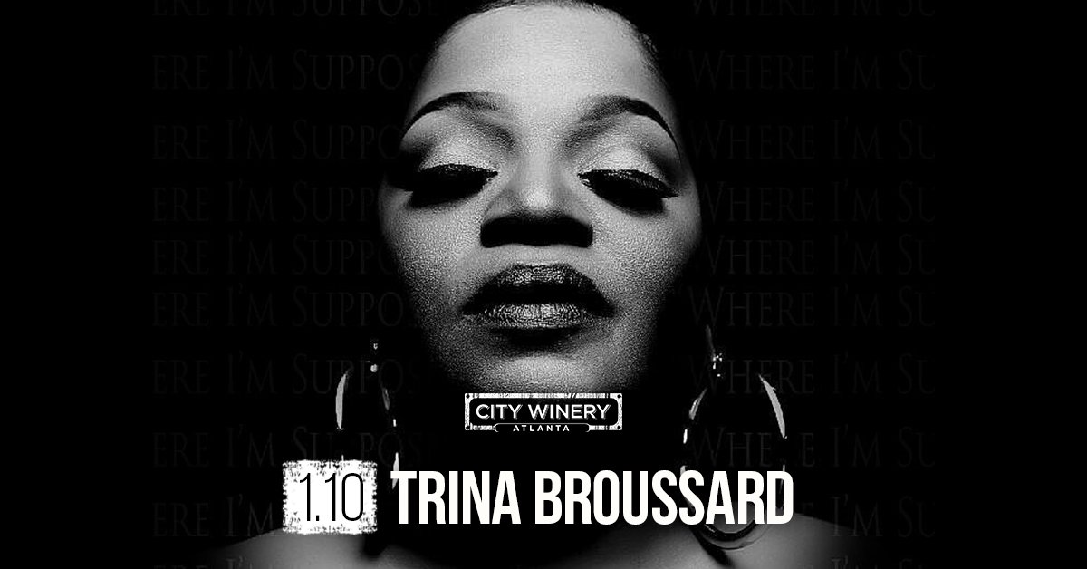 Travel back to one of the most memorable times in R&amp;B music when <a href="/trinabroussard/">TRINA BROUSSARD</a> takes the stage on January 10th!

Tix &amp; info: bit.ly/2RhDZiX
