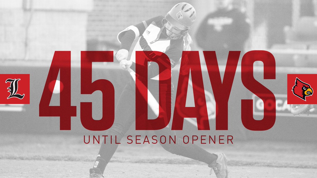 Raise your hand if you are excited that we are 4️⃣5️⃣ days away from our season opener! 🥎🙋‍♀️ #GoCards