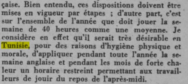 maher_bs's tweet photo. Archives de presse française 
Marianne, 11 août 1937 
#Tunisie - la fameuse « Séance unique » de travail en été a été recommandée par le résident général français Armand Guillon https://t.co/AkKygY2ZWV
