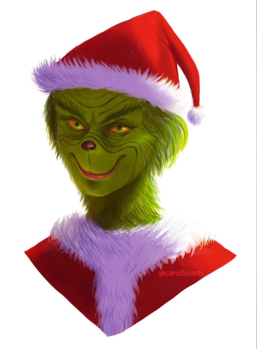 carolliearts's tweet photo. Merry Christmas from Grinch! 💚🎄🎁
#art #artistsontwitter #digitalart #drawings #MerryChirstmas #Grinch #natal #desenhodigital #drawingoftheday https://t.co/JKmQjHgrqz