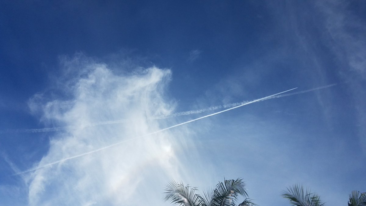LouisLeoIV's tweet photo. The formerly known as "Sunshine" state got another artificially blocked sunset for #Christmas.... 🙄
#Geoengineering
#StopSprayingUs #WeDoNotConsent https://t.co/bMmyPCnrig