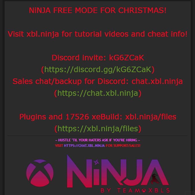 XBLS NiNJA tweet media