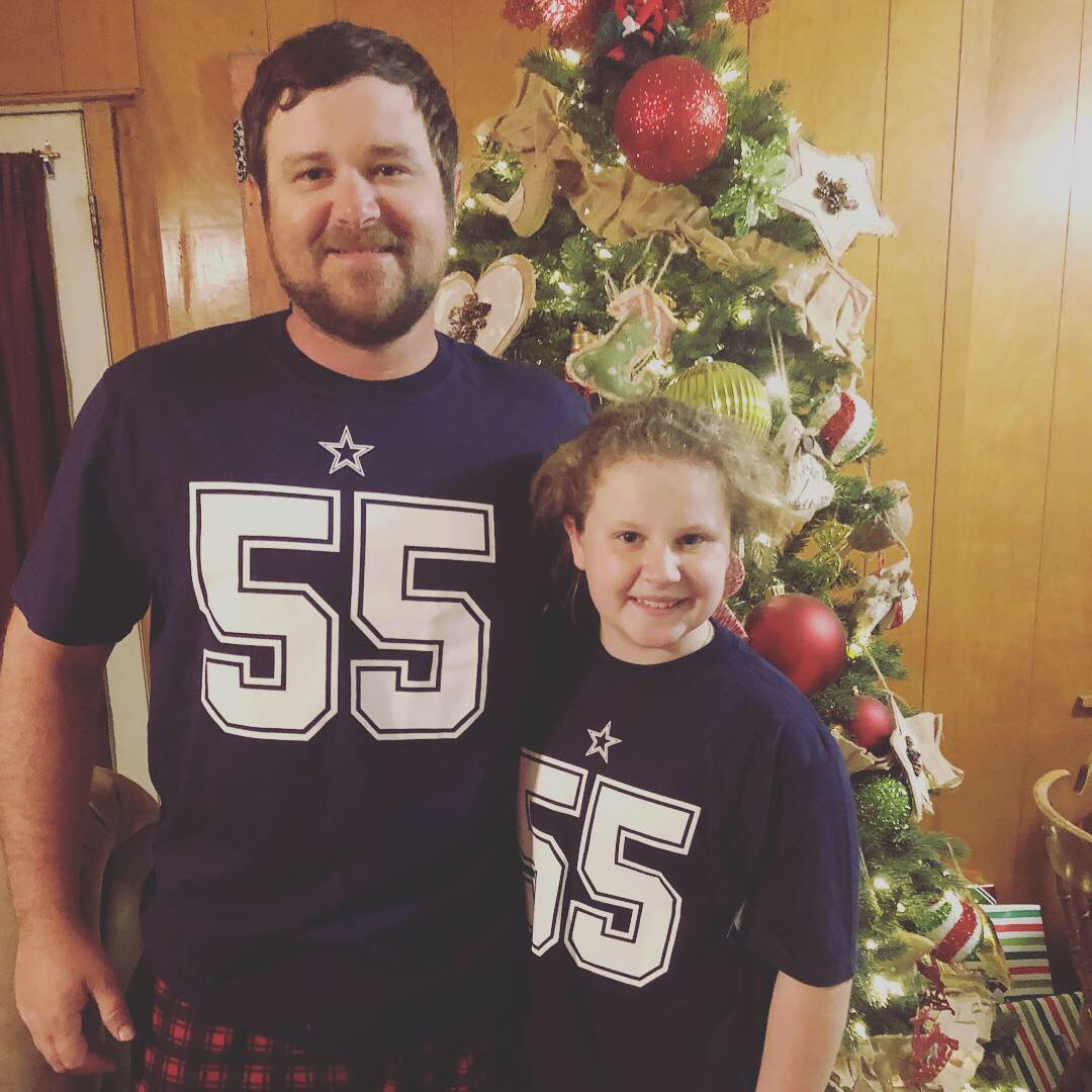 leahr55's tweet photo. We love our Cowboys! Christmas tradition! https://t.co/LFpJojIKtU