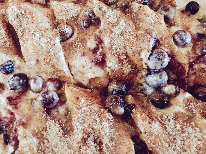 And this was the blueberry mascarpone French toast I was talking about making for breakfast, it turned<a href="/tag/pokemongo"class="tags"><span>#pokemongo</span></a>