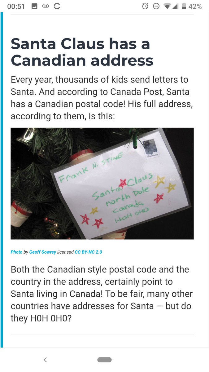 foxwendyzhao's tweet photo. Many countries have address for Santa, but do they H0H 0H0?  Ho ho ho...
Santa visited us at 12:07am today^^ https://t.co/Pvqb5BTmbb