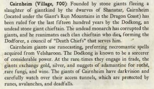 From 3e's Forgotten Realms Campaign Setting