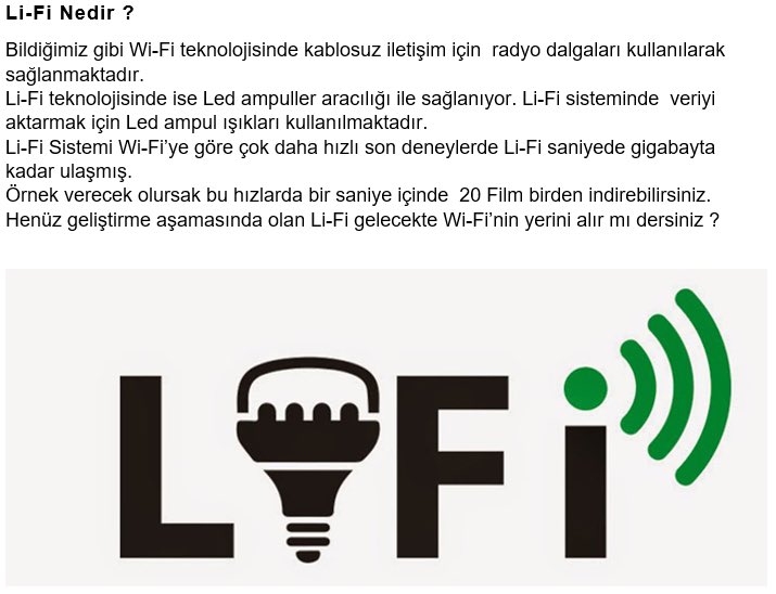 Li-Fi Nedir ?
💡💻
#lifi #lfi #wireless #data #comminication #wifi #led #transfer #mobile #control #light #signal #gigabayt #electronics #speed #harald #haraldhaas #proje #science #bt #it #tech #technology #itblog #itblog0101