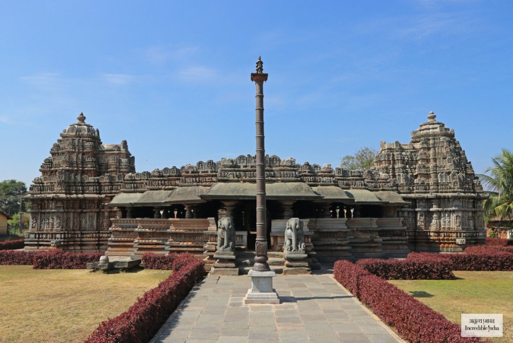 incredibleindia's tweet photo. Veeranarayana Temple, built by King Veera Ballala II in 12th century AD, is a classic example of Hoysala architecture. #Belavadi #IncredibleIndia https://t.co/Va2qNJMsav