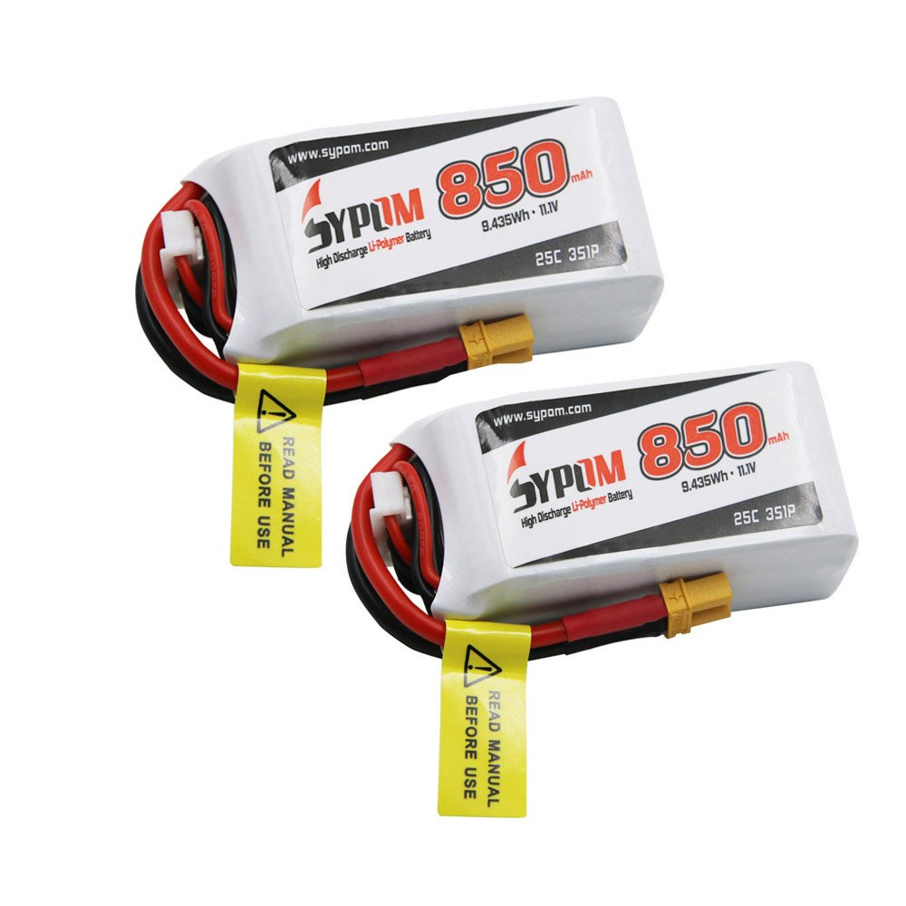 Sypom Power 850mah 35C 3S batteries for FPV
bit.ly/2BIB8Wv