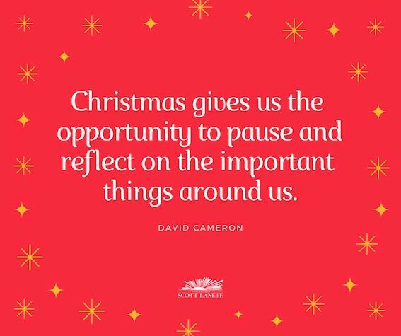scottlanete's tweet photo. This season, take the time to contemplate. ☺️ Let us think about our priorities and purpose in life. Happy holidays! 🎅🎄🎁 #Pause #Reflect #Contemplate #Christmas2018 https://t.co/WhTKtTs7WL