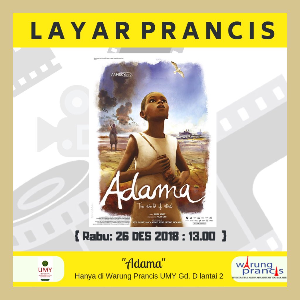 Bonjour! Nanti siang kita nonton film Prancis yuk! Jangan lupa ke WP yah, kita tunggu loh😁 #wp #wpumy
