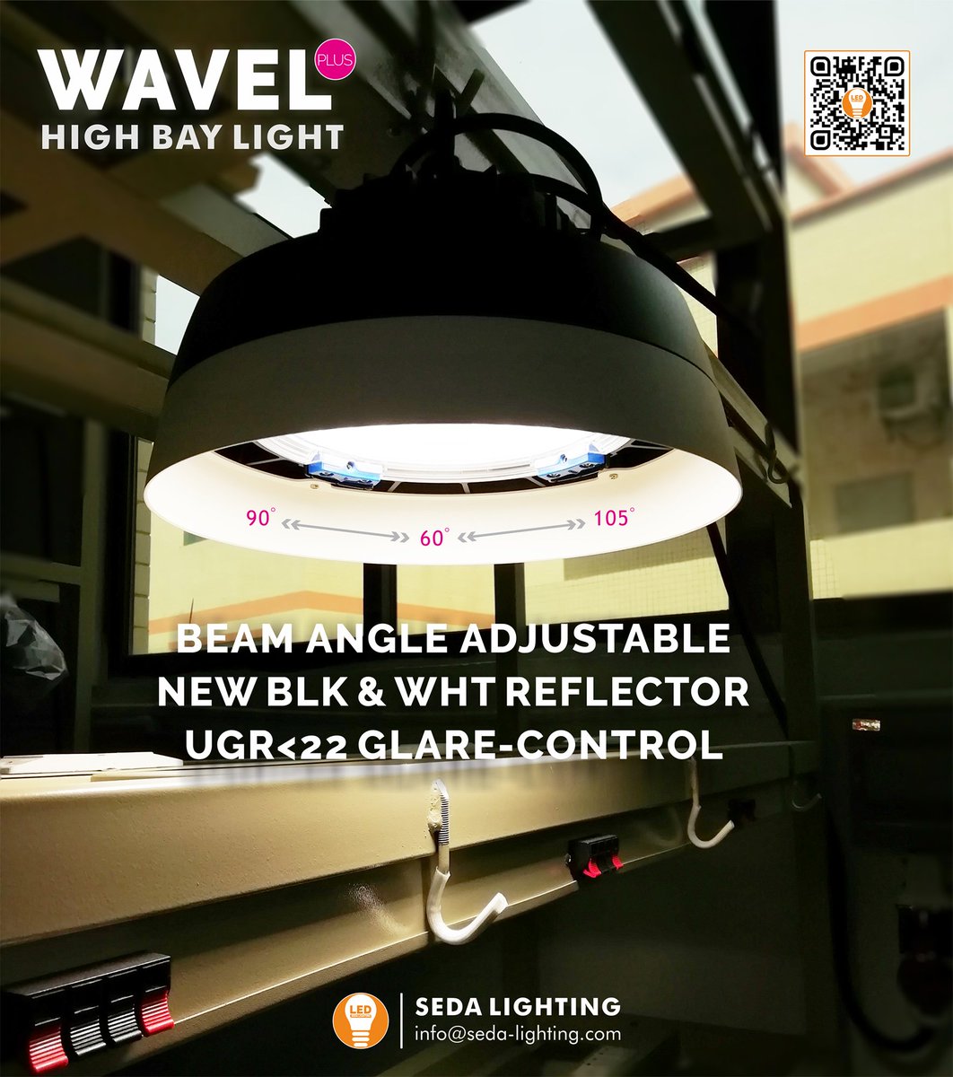 sedalighting's tweet photo. WAVEL PLUS beam angle LED high bay light from https://t.co/hmmdwYxPip
#sedalighting #wavelplus #LEDhighbaylight https://t.co/R2j1Qd4fGC
