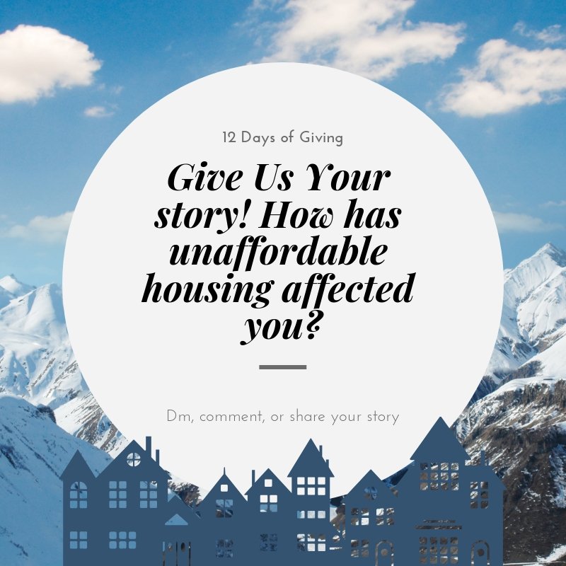 HeroHousing's tweet photo. Give us your story about unaffordable housing! The cost of living has increased making it difficult for families to afford high rent prices during the holidays. Raise #awareness this holiday season and help us reduce the subsidized housing waitlist! #christmas #12DaysOfGiving https://t.co/O9o5kDIwXk