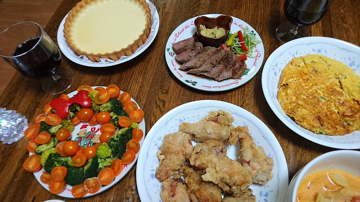 綾木和音 クリスマスディナー 節約レシピ 昨日 貰いもの食材中心で2人分の全予算690円って我が夫婦ながらよく頑張ったな と改めて O
