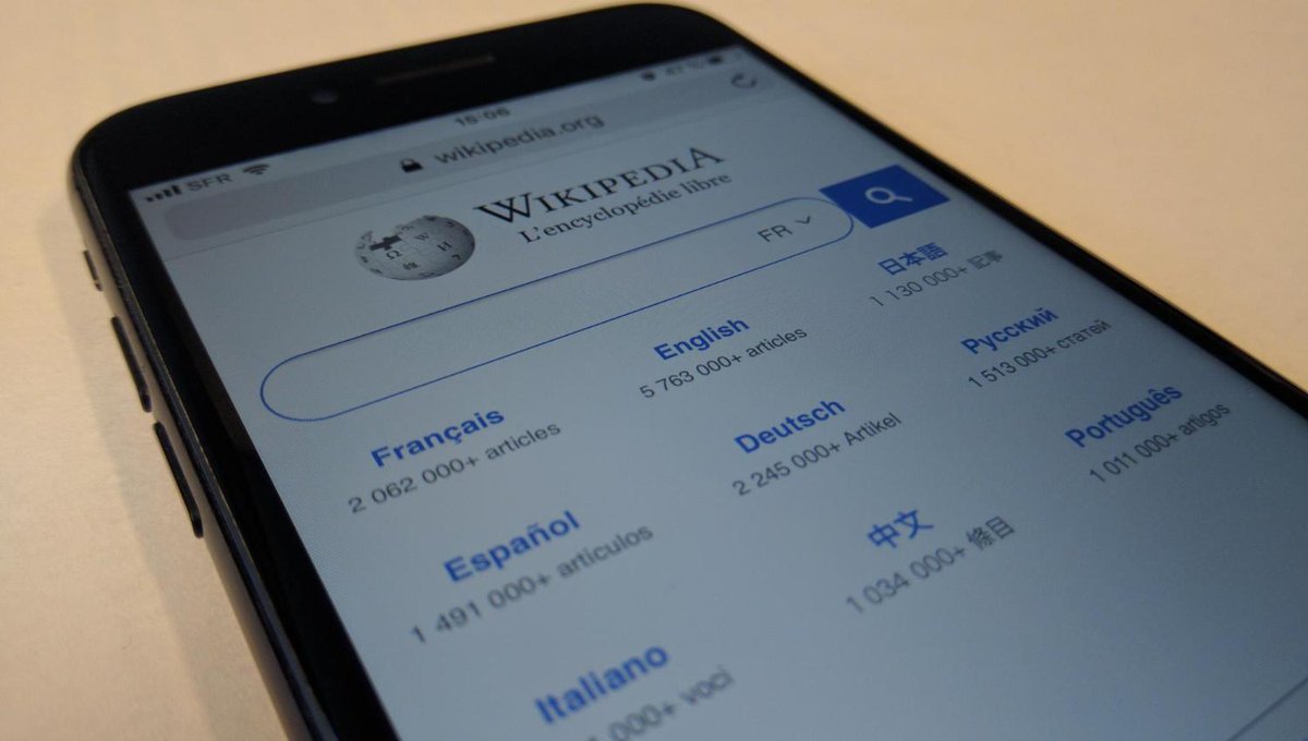01net's tweet image. Comment télécharger tout Wikipedia sur iPhone ou Android ? 👀 01net.com/astuces/commen…