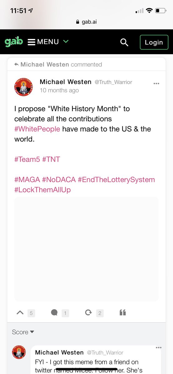 aprettysunset's tweet photo. To the surprise of absolutely no one, turns out @isis_ghost is a garden variety racist. #TheGreatAwakening #F4T #FightingForTrump #WWG1WGA #QAnon #Trump #MAGA https://t.co/zsEuH6uwkt