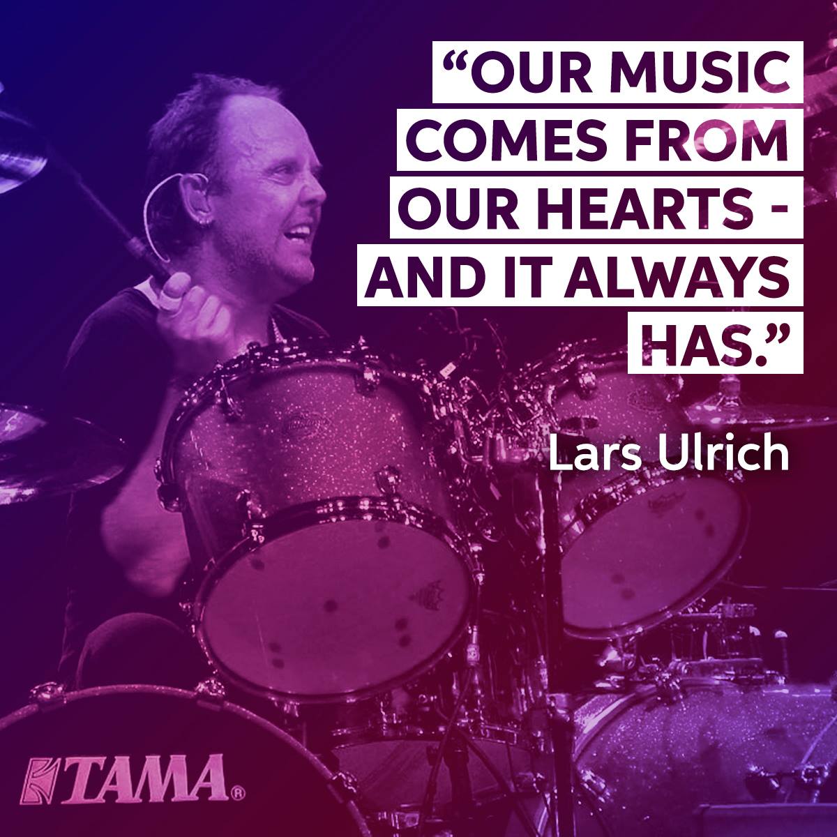  Happy Birthday to drummer, Lars Ulrich! 
