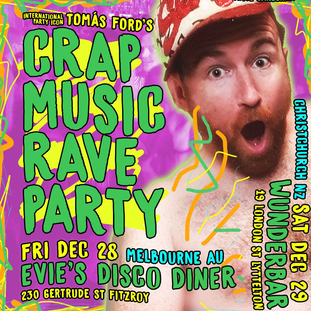 tomas_ford's tweet image. HEY #Melbourne! Heyyyyy #Christchurch! THIS WEEKEND!

#chch #canterbury #Melbournewhatson #christchurchwhatson #fitzroy #lyttelton #party #victoria
