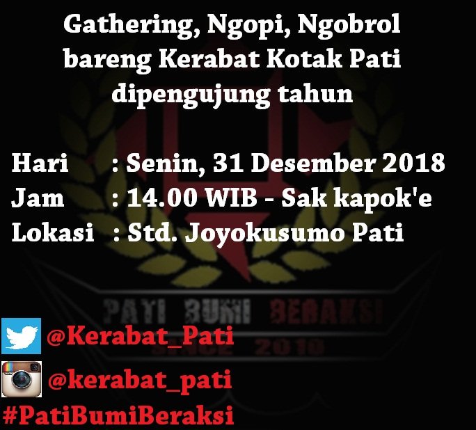 Ngopi bareng member Kerabat Kotak Pati....!!!!