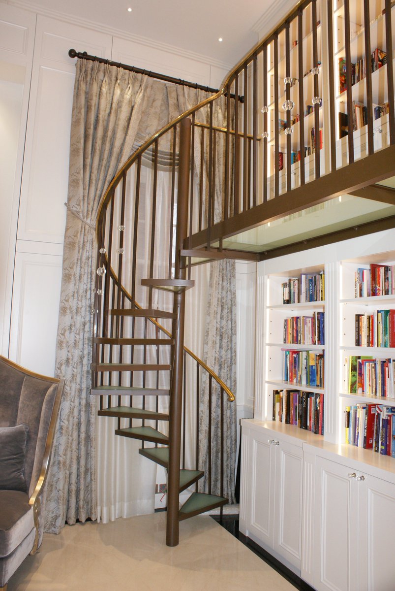ForgingMatters's tweet image. Spiral staircase and mezzanine.
