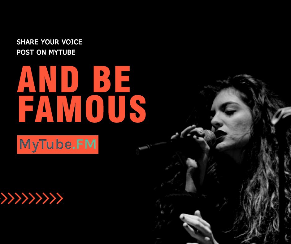 MyTube_FM's tweet photo. Find your voice with MyTube and inspire others to find theirs.
Genuine • Raw • YOU!
Visit: https://t.co/oODJthYFeE
#Social #Friends #Share #ReTweet #Fun #Follow #Like #Post #Life #RealTalk #Comment #VoicePost #RePost #Truth #FriendShip #Family #Celebrity #Rihanna #BadGalRiri https://t.co/qwaJWkMayr
